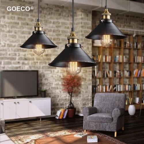 Industrial Retro Pendant Light Vintage Lamp Living Room Bedroom Restaurant Bar Cafe Dining Room Loft Corridor Home Decor E27