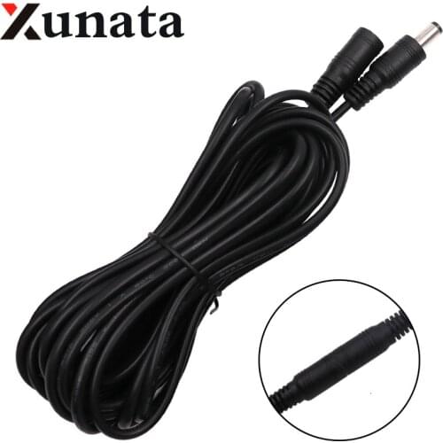 5-24V DC Connector Power Plug With 1M 2M 3M 5M 10M Extension Wire 5.5 X 2.1 mm DC Female Male Jack Adapter Accessories