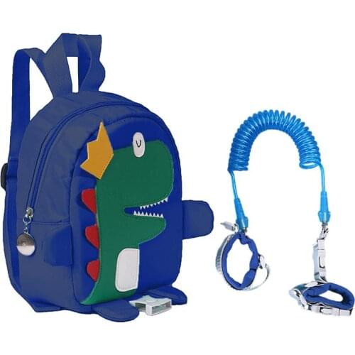 Cute Dinosaur Baby Safety Harness Backpack Toddler Anti-lost Bag Children Extremely Durable Sturdy And Comfortable Schoolbag