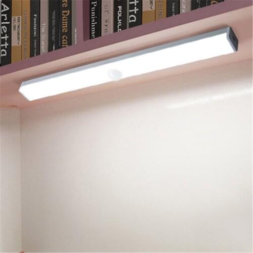 Portable Wireless Motion Sensoring Light Strips Infrared Induction Lamp Bright Lighting Closet Cabinet Stairway