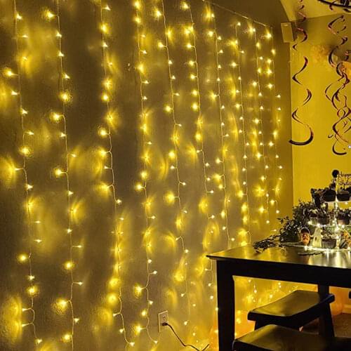 LED Garland Lights Fairy String Waterproof Outdoor Lamp for Wedding Eid Mubarak Ramadan Kareem Decoration 1.5/3/4.5/6/7.5/10M