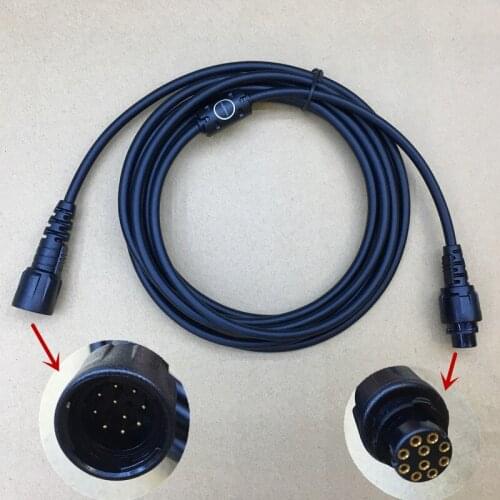 3 meters microphone extend cable for Hytera MD780 MD650 MD658 RD950 etc digital car radios