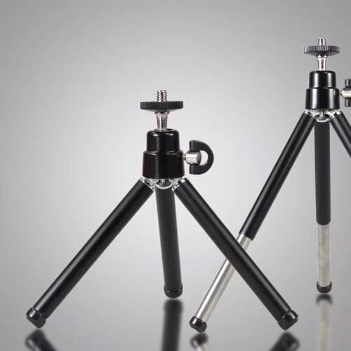 Universal Mini Tripod with Holder Mount / Selfie Portable Camera Tabletop Travel Tripod for IPhone 7 6 Plus Samsung Phone Camera