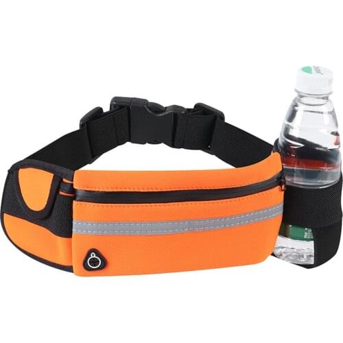 Waterproof running waist bag sports jogging outdoor mobile phone holder belt bag female male fitness cycling sports accessories