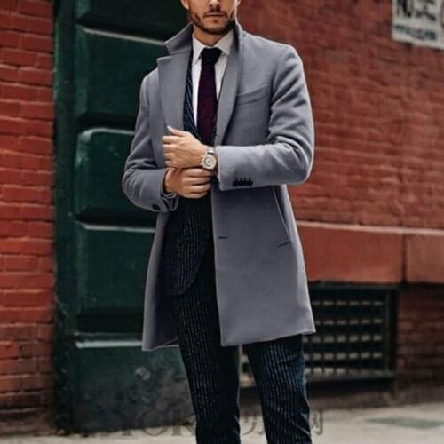 WYUIT Men's Trench Coats