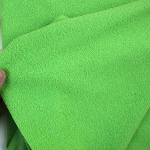 Green Polar Fleece Fabric anti-pilling one-side Fleece Fabric Handmade Fabric Sold By The Yard Free shipping
