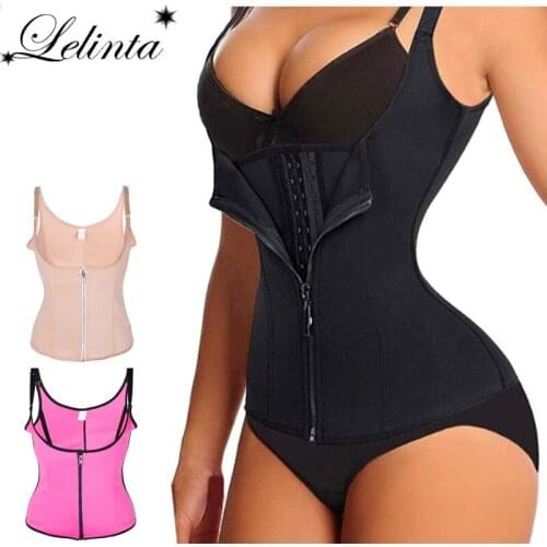 LELINTA 3 Color Shaper Woman Corset Hight Waist Trainer Shaper Underbust Corset Body Shapewear Zipper Shaper High Quality