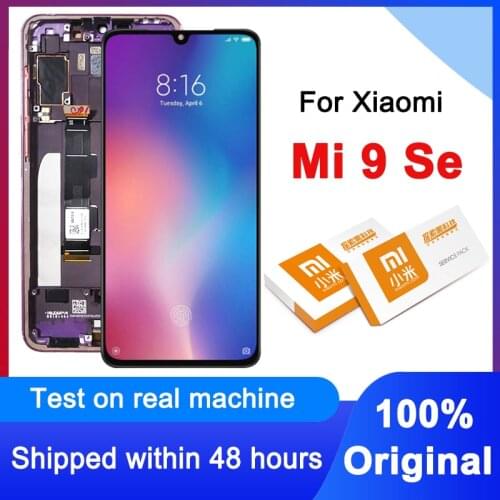 100% Original For 5.97" Xiaomi Mi 9 Se AMOLED LCD Display Screen Touch Screen Digitizer Assembly For Mi9 Se M1903F2G LCD Panel