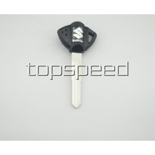 1 Black Blank Key Uncut For Suzuki GSX GSXR 400/600/750/1000/1300 BANDIT HUYABUSA Motorcycle
