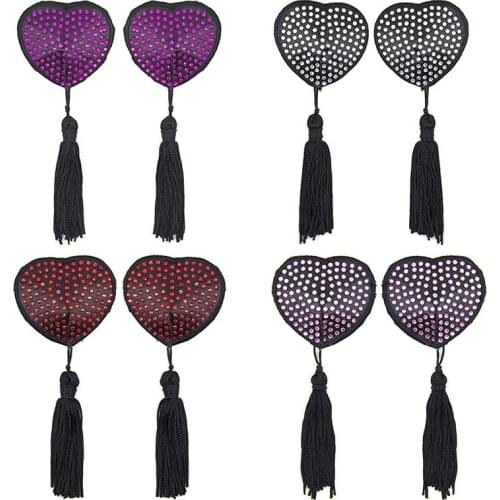 1Pair Women Sexy Nipple Cover Reusable Nipple Stickers Silicone Pasties Sex Product Adhesive Chest Pasties