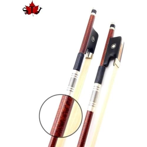 1pcs profession Pernambuco Carbon fiber viola bow,copper mounted