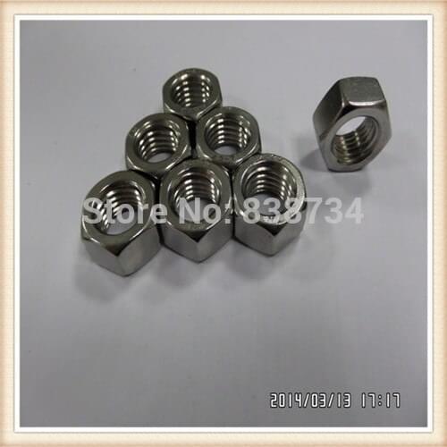 100pcs high quality 304 stainless steel din934 m8 hex nut