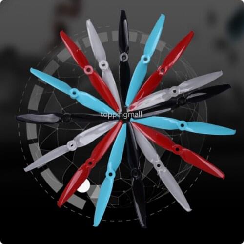 2 Pairs Gemfan Flash 7042 7.0x4.2 / 6042 6.0x4.2 PC 2-blade Propeller 5mm Mounting Hole for RC FPV Racing Drone Multirotor