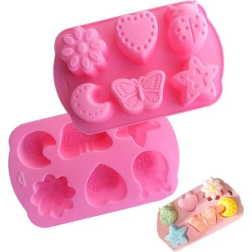 3d Silicone Molds Fondant Craft Cake Candy Chocolate Handmade Soap Moulds Moon Biscuit Sugarcraft Ice Pastry Baking Tool