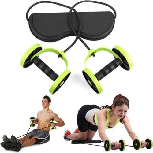 Ab Roller Wheel Trainer with Mat Abdominal Wheel Fitness Arm Waist Leg Muscle Exercise Equipment Home Training NEW dropshipping