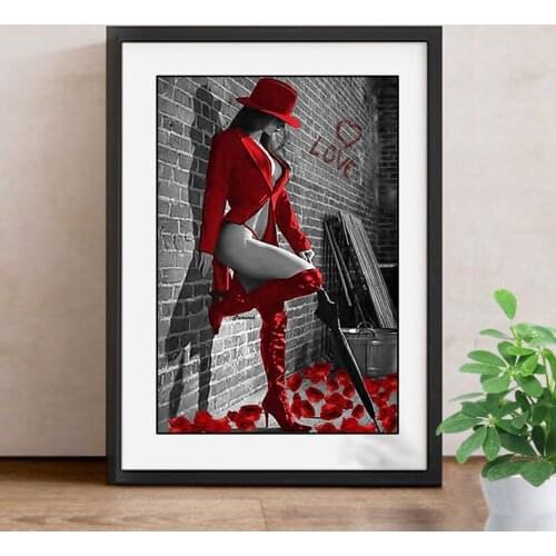 Diamond Painting Cross Stitch Women Home Decor Full Rhinestone Mosaic 5D Diamond Embroidery Handmade Crafts