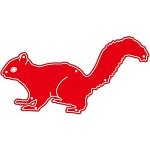 Squirrel Metal Cutting Dies Stencils DIY Scrapbooking Album Paper Card Template Mold Embossing Craft Decoration