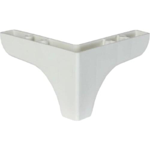 BELLONA WHITE LÜKENS LEGS FOR CABINET, TV UNIT, SEAT, BOOKCASE ETC.(4 PIECES) 10 CM HEIGHT