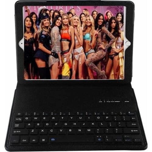 Wireless Bluetooth keyboard With Tablet Case Stand Cover Folio For iPad Air Case Leather With English Russian Keyboard Language