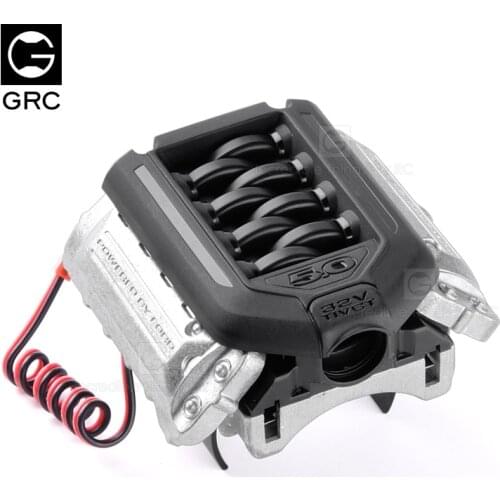 GRC simulation engine radiator F11 V8 1/10 rc car 36mm motor cooling fan engine hood heat sink
