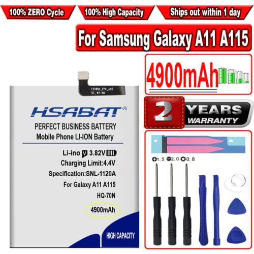 HSABAT 4600mAh HQ-70N Battery for Samsung Galaxy A11 A115 SM-A115