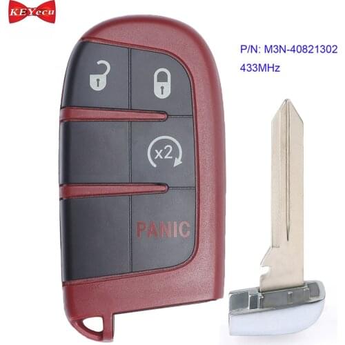 KEYECU for Dodge Durango 2014 2015 2016 2017 2018 Smart Remote Key Fob 433MHz M3N-40821302