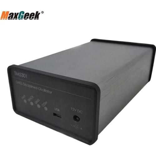 Maxgeek GPSDO Discipline Oscillator GNSS GPS Disciplined Clock GPS + BD Dual Mode 10MHz Output Ordinary/Low Phase Noise OCXO
