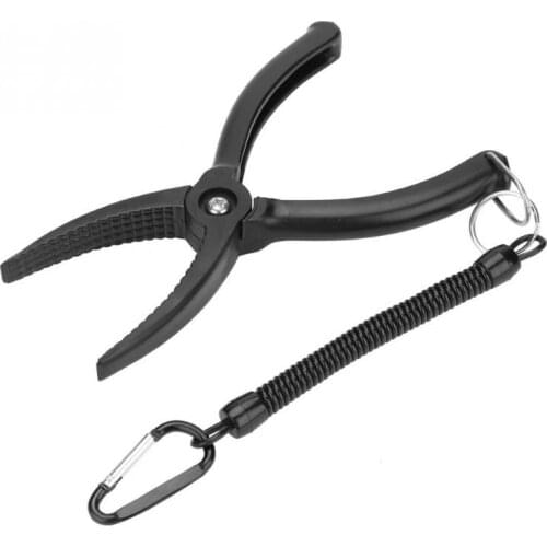 Fishing Gripper Fish Grip Clamp Fishing Pliers Controller Tool Fish Grip Lip Trigger Lock Gripper Rope Pesca Accessory