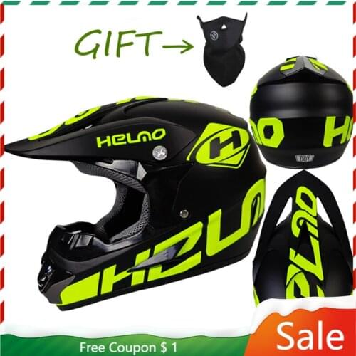 Off-road Motorcycle Helmet Casco Moto Full Face Motocross Helm Professional Motorbike ATV Downhill Racing Dirt Bike