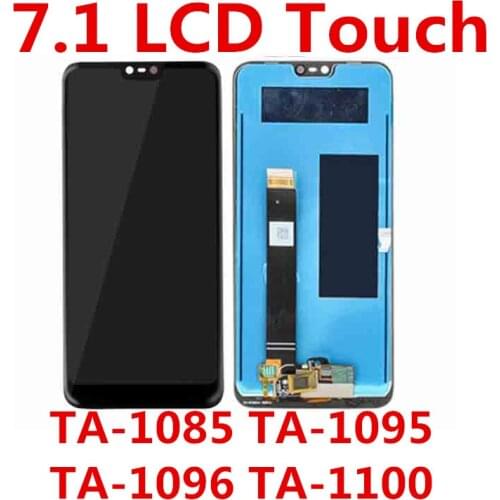 For Nokia 7.1 TA-1085 TA-1095 TA-1096 replacement screen For nokia7.1 Lcd display+touch glass digitizer Full assembly