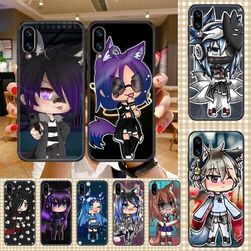 Social game Gacha Life Phone case For Huawei Honor 6 7 8 9 10 10i 20 A C X Lite Pro Play black silicone back 3D bumper painting