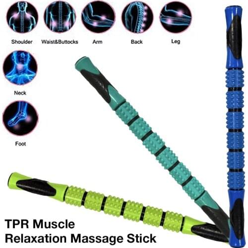 Gym Sports Full Body Muscle Massager Roller Stick Trigger Point Recovery Tool Deep Relax 3D Gear Muscle Massage Stick