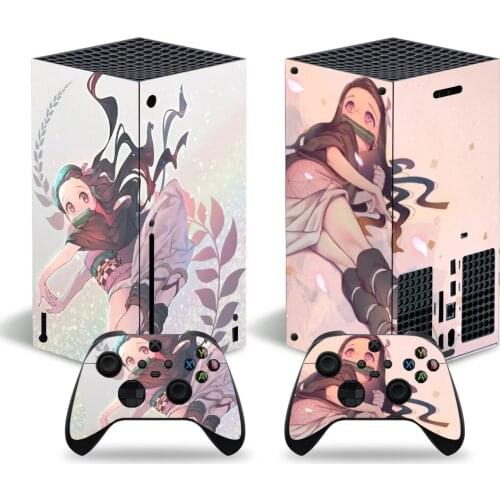 Kawayi Style Skin Sticker Decal Cover for Xbox Series X Console and 2 Controllers Xbox Series X Skin Sticker Viny 1