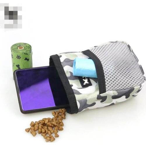 Bag of dog treats Portable Training Dog Snack Bag Pet Supplies Strong Wear Resistance Large Capacity Puppy Products Waist Bag