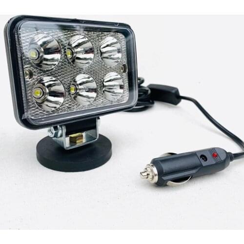 Led car truck work light 30W Magnet Mounts Auto headlight Offroad Led driving fog light Emergency Rescue Search Camp Fish light