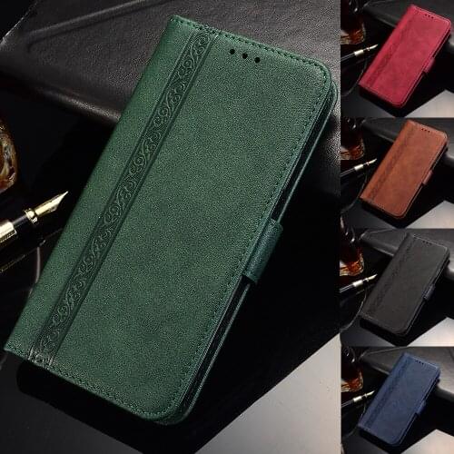 Vintage PU Flip Leather Case for Alcatel 1X 2019 5008Y Phone Case Alcatel 1X 2019 Wallet Case Cover Stand Book Cover