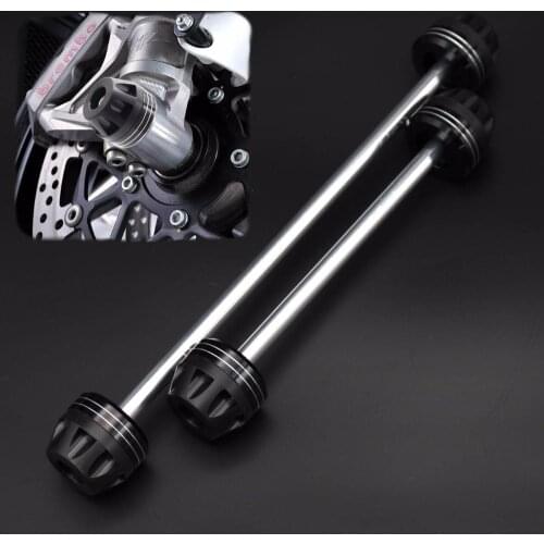 For Aprilia SL 750 Shiver 2007-2014 Motorcycle Rear Front Axle Fork Crash Sliders Wheel Protector Falling Protection
