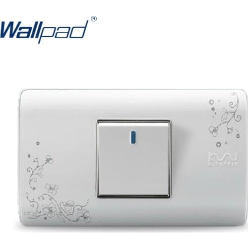 1 Gang 2 Way Wallpad Luxury Wall Switch Panel Light Switch C30-118 110~250V