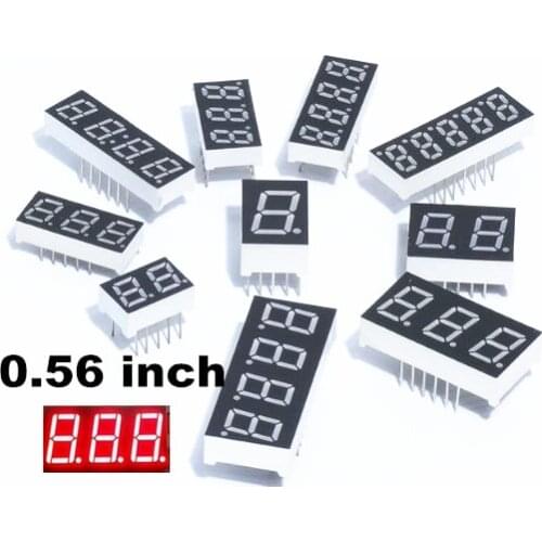 100PCS LD-5361AS 3 Digit 0.56" RED 7 SEGMENT LED DISPLAY 1 Bit/2 Bit/3 Bit/4 Bit Digit Tube Red Common Cathode / Anode Digital