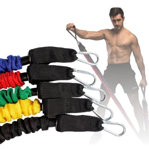11 Piece Pull Rope Fitness Anti-break Pull Rope Fitness Multi-function Puller Set Muscle Training with Elastic Set Pull Rope