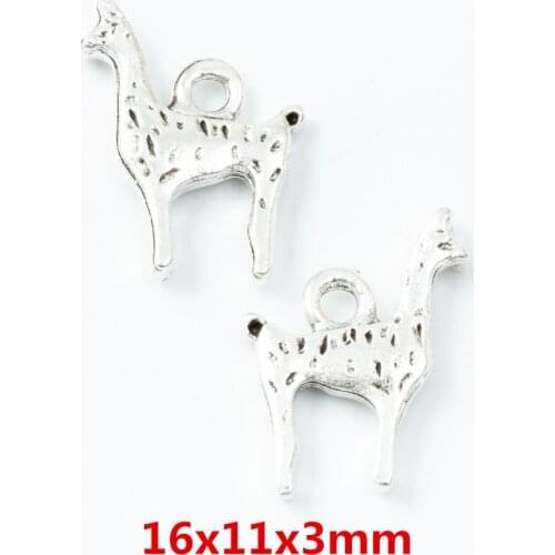 55 pieces of retro metal zinc alloy Alpaca pendant for DIY handmade jewelry necklace making 6755
