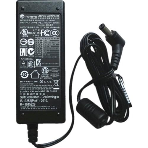 19V 1.58A Power Adapter For Acer S220HQL S190WL D255E G206HQL HP-A0301R3 LCD Monitor Power Supply Charger