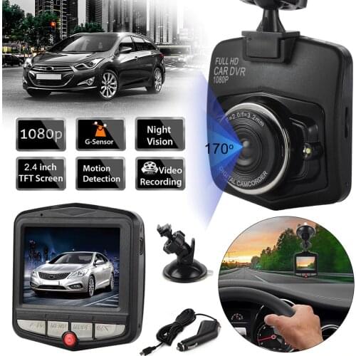 Car DVR 2.4 Inch Portable Dash Cam Recorder Camcorder Video Registrator Parking Loop Recording G-Sensor Auto Camera