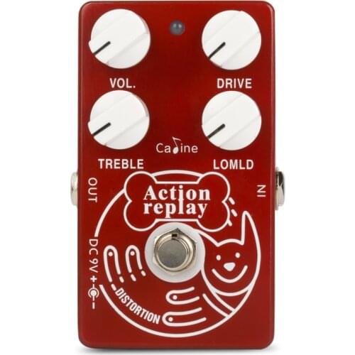 Caline CP-74 Action Replay Distortion Guitar Effect Pedal True Bypass Guitar Accessories