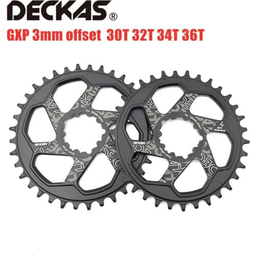 DECKAS Mountain Bike GXP Chainwheel 30T/32T/34T/36T Crown Bicycle Chainring For Sram 11/12S NX XX XO GX GXP11 Single Disc Tray