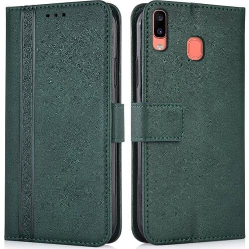 3d Embossed Leather Case for Samsung Galaxy M30 M305 M305F SM-M305F 6.4'' Back Cover Wallet Case With Card Pocket