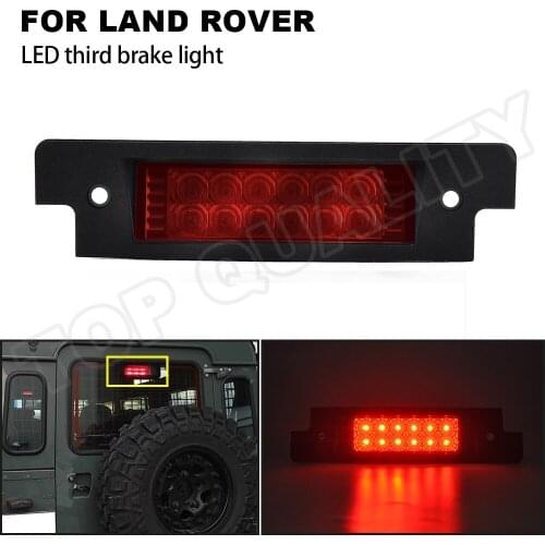 1Set Red Third Brake Light For Land Rover Discovery 1 2 Defender 90 110 XS XFK100290 High Mount LED 3RD Brake Light Tail Lamp