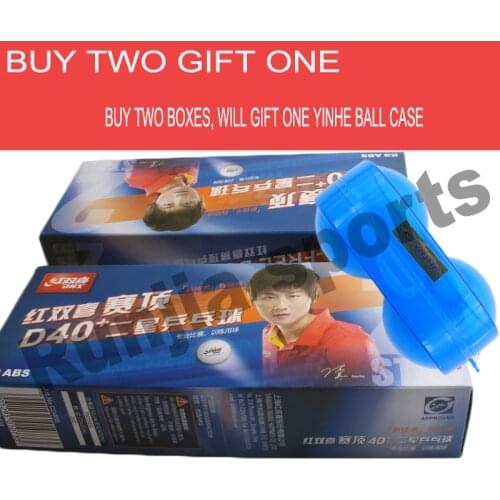 Original DHS 40+ 2 stars new cell dual table tennis ball new technology seam ball for ping pong racket game wholesales 20 balls