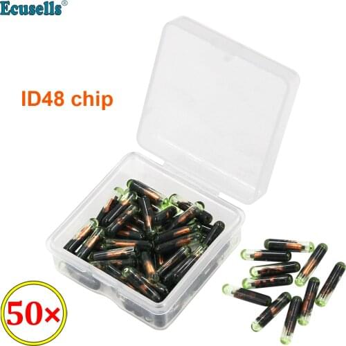 50pcs/lot New Virgin Blank glass Transponder Chip T6 ID48 Copy 48 chip for Volkswagen/Audi/Skoda/seat for Volvo