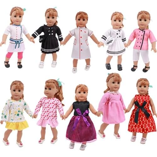 New Doll Clothes Mix&Match Style Fit 18 Inch American&Girl 43 Cm New Born Baby Doll For Our Future Generation Cosplay/DIY